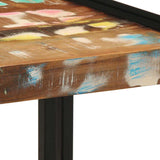 Coffee Table Multicolour 40 x 40 x 38 cm Solid Reclaim Wood 4102726