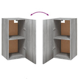 7 Piece TV Cabinet Set Grey Sonoma Engineered Wood 3120312