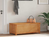 Storage Box Solid Oak Wood 42000874