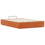 Ottoman Bed Frame Wax Brown 120 x 200 cm Solid Pine Wood 3418749