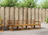 Outdoor Sofa Set 3 pcs Natural 3365927
