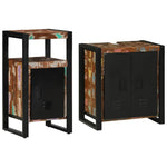 Bathroom Furniture Set 2 pcs Brown Solid reclaimed wood 3305601