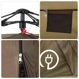Fishing Tent 4-Person Olive Green Quick Release 4005326