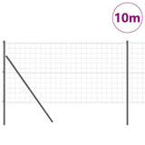 Ground Fix Welded Wire Fence 10 x 1 m PVC-Coated Steel 3350396
