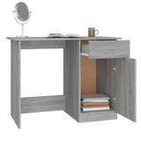 Desk Grey Sonoma 100x50x76 cm Engineered Wood 815421