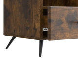 TV Cabinet Smoked Oak 102 x 34.5 x 50 cm Engineered Wood 895600