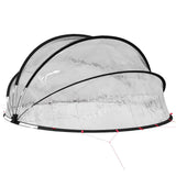 Pool Dome Folding Manual Transparent 336 x 322 x 160 cm PVC 42001104