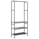 Clothes Rack Grey sonoma 77 x 30 x 171 cm Engineered Wood 868466