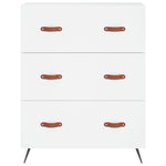 Highboard White 69.5x34x180 cm Engineered Wood 3189349