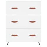 Highboard White 69.5x34x180 cm Engineered Wood 3189349