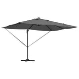 Umbrella Anthracite 352 x 251 x 265 cm Polyester and Aluminium 42003329