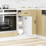 Kitchen Base Cabinet Porto Sonoma Oak Engineered Wood 853940