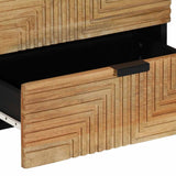 Bedside Cabinet Brown 50x33x62 cm Solid Wood Mango 4017730