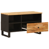 TV Cabinet with Drawer Brown 80 x 33 x 46 cm Solid Mango Wood 4018313