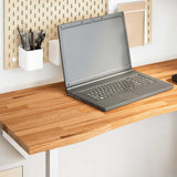 Desk Top Light Brown 120x50x2.5 cm Solid Wood Oak Rectangular 4009019