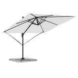 Roma Parasol Beige 286 x 284 x 265 cm Aluminium and Polyester 42003335