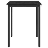 Dining Tables 60 x 60 x 75 cm Engineered Wood Black Oak Square 892614
