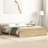 Bed Frame without Mattress Sonoma Oak 140x200 cm 3203749