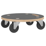 Transport Trolleys 2 pcs Round 38x11.5 cm 154892