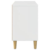 Cat House Gloss White 51 x 30 x 52 cm Engineered Wood 8000657