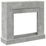 Fireplace Surround Concrete Grey 100x30x87.5 cm Engineered Wood 854565