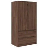 Bathroom Cabinet Brown Oak 79.5 x 49 x 156 cm Engineered Wood 3406252