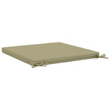 4-Piece Seat Cushions SOEST 4 pcs 100% Polyester Light Green 944994