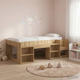 Kids'Bed Frame with Storage Artisan Oak 90 x 200 cm 3422610