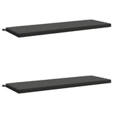 2-Piece Bench Cushions SOEST 2 pcs 100% Polyester Anthracite 949453