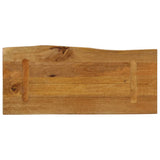 Table Top 80x40x3.8 cm Live Edge Solid Wood Mango 370778