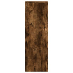 Plant Stands 2 pcs Smoked Oak 33x33x100 cm Engineered Wood 3307886