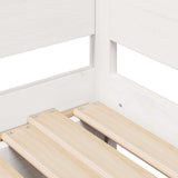 Daybed with Trundle and Drawers without Mattress White 80x200 cm 3302234