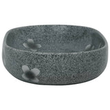 Countertop Basin Blue Oval 59x40x14 cm Ceramic 155105
