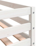 ZNTS Bunk Bed without Mattress Pink 90x190 cm Single Solid Wood Pine 3284032