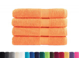 Premium Bath Towels "SOLUND" 4 pcs Orange 100x150 cm 600 gsm 137384