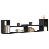 TV Cabinets 2 pcs Black 100x30x50 cm Engineered Wood 840794