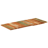Rectangular Table Top 60x140 cm 25-27 mm Solid Reclaimed Wood 286058