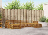 Sofa Sets 6 pcs Natural Solid Acacia Wood 3375254