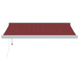 Automatic Retractable Awning Burgundy 350x250 cm 3215324