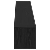 TV Cabinet Set 3 pcs Black Oak Engineered Wood 3333056