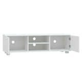 TV Cabinet White 140x40.5x35 cm Engineered Wood 342622