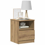 Bedside Cabinet Artisan Oak 40x40x50 cm Engineered Wood 856500