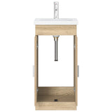 Bathroom Vanity with Sink Sonoma Oak 42 x 40 x 84.5 cm 890674