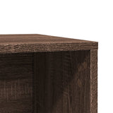 Cat Litter Box Enclosure Brown Oak 60x40x40 cm Engineered Wood 857730