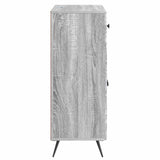 Sideboard Grey Sonoma 66 x 34.5 x 90 cm Engineered Wood 895561