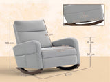 Corduroy Rocking Armchair - Grey T3398P424877