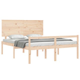 Senior Bed without Mattress 160x200 cm Solid Wood 3195491