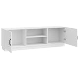 TV Cabinet High Gloss White 150 x 31 x 47 cm Engineered Wood 895379