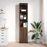 Highboard Brown Oak 37.5x35x180 cm Engineered Wood 861676