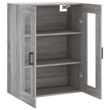 Wall Mounted Cabinet Grey Sonoma 69.5x34x90 cm 828482